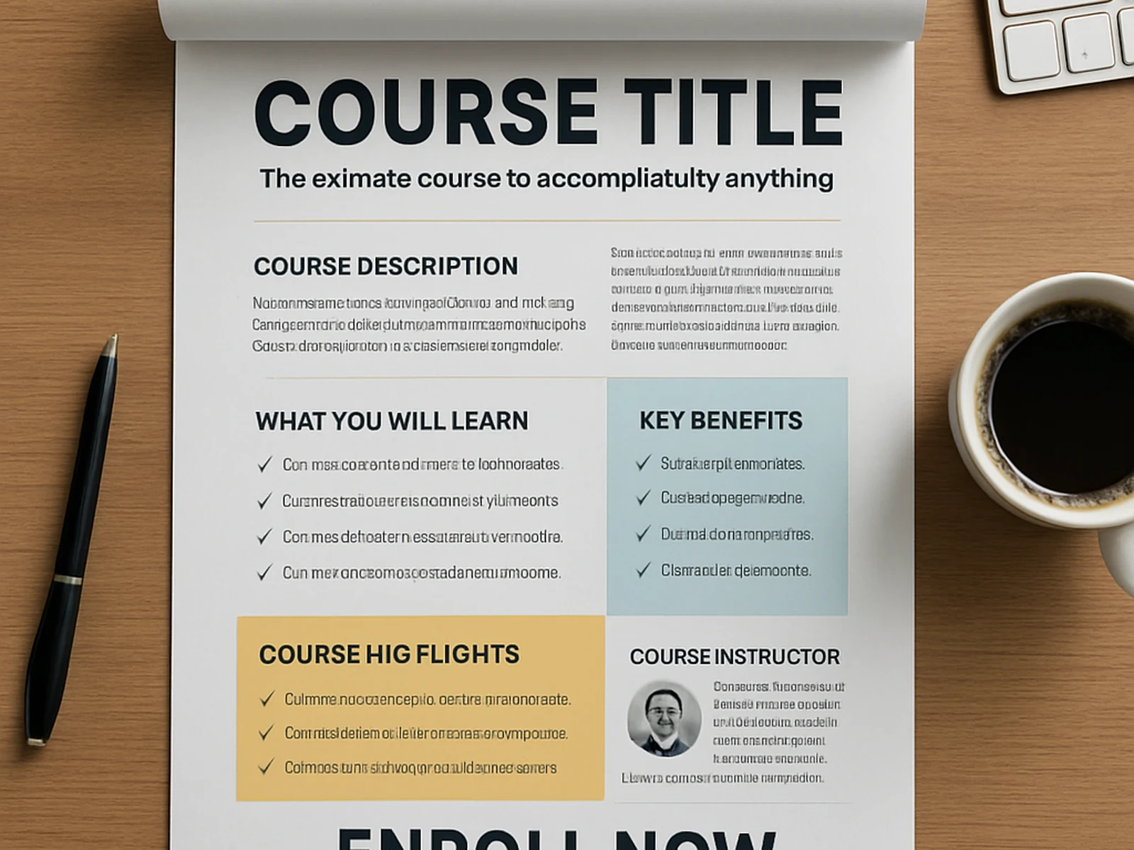 Course & Programme Copy